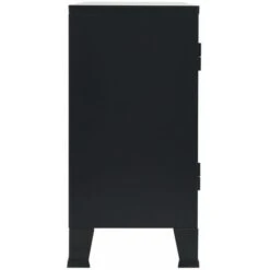 Buffet Métal De Style Industriel 120 X 35 X 70 Cm Noir VidaXL -Homcomes Boutique 10259969 4
