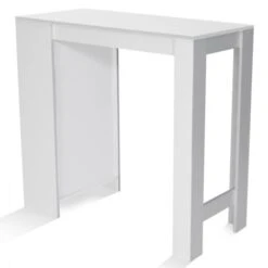 Table De Bar BARTH 2 à 4 Personnes Bois Blanc Plateau Blanc 8 Table De Bar BARTH 2 à 4 Personnes Bois Blanc Plateau Blanc -Homcomes Boutique 11119477 3
