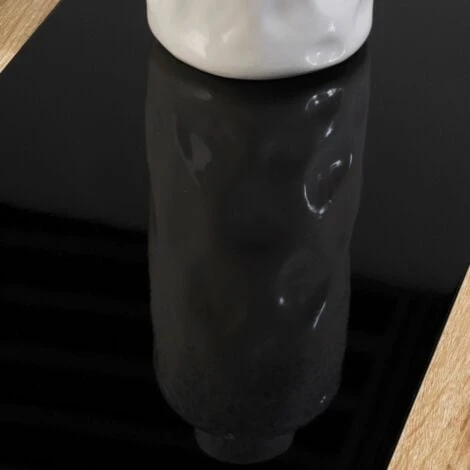 Table à Manger GEORGIA 8 Personnes Imitation Hêtre Et Noire 160 X 90 Cm 7 Table à Manger GEORGIA 8 Personnes Imitation Hêtre Et Noire 160 X 90 Cm – Image 5