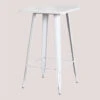 Table Haute Carrée En Acier (60x60 Cm) LIX SKLUM Blanc