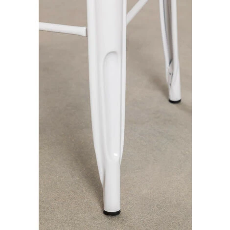 Table Haute Carrée En Acier (60x60 Cm) LIX SKLUM Blanc 7 Table Haute Carrée En Acier (60x60 Cm) LIX SKLUM Blanc – Image 5