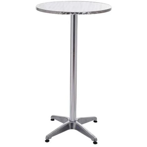 Bc-elec - BS11011-6 Table Haute De Bar / Réception Ø60Cm, Mange Debout En Aluminium, H: 70 Ou 110 Cm 6 Bc-elec - BS11011-6 Table Haute De Bar / Réception Ø60Cm, Mange Debout En Aluminium, H: 70 Ou 110 Cm – Image 4