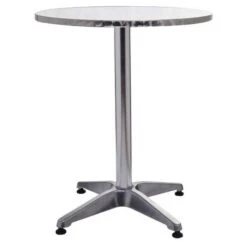 Bc-elec - BS11011-6 Table Haute De Bar / Réception Ø60Cm, Mange Debout En Aluminium, H: 70 Ou 110 Cm 11 Bc-elec - BS11011-6 Table Haute De Bar / Réception Ø60Cm, Mange Debout En Aluminium, H: 70 Ou 110 Cm -Homcomes Boutique 138799 5