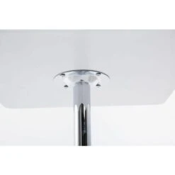 Table Haute Plateau En Bois 60 X 60 Cm Blanc -Homcomes Boutique 14779113 3