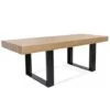 Table à Manger PHOENIX 10 Personnes Bois Et Noir 225 Cm -Homcomes Boutique 14930206 1