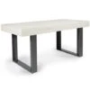 Table à Manger PHOENIX 6 Personnes Bois Gris 160 Cm -Homcomes Boutique 15092128 1