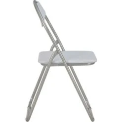 Chaises Pliantes à Manger Lot De 2 Blanc Similicuir VidaXL -Homcomes Boutique 15093043 4