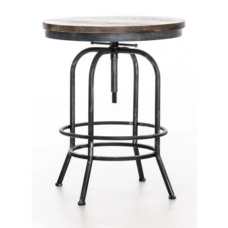 Table De Bar Brighton Ø 60 Cm Antique Argenté 5 Table De Bar Brighton Ø 60 Cm Antique Argenté – Image 3