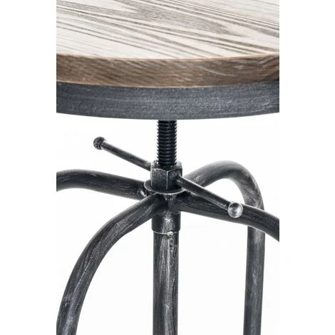 Table De Bar Brighton Ø 60 Cm Antique Argenté 7 Table De Bar Brighton Ø 60 Cm Antique Argenté – Image 5