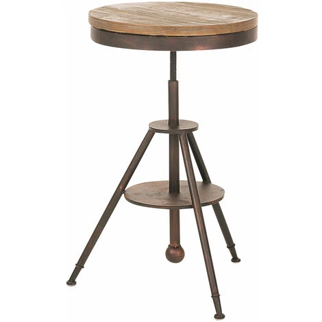 Table De Bar Moko Ø 50 Cm Bronze 2 Table De Bar Moko Ø 50 Cm Bronze