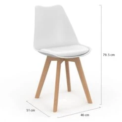 Lot De 6 Chaises Scandinaves SARA Mix Color Blanc, Gris Clair, Bleu Canard X2, Gris Foncé X2 11 Lot De 6 Chaises Scandinaves SARA Mix Color Blanc, Gris Clair, Bleu Canard X2, Gris Foncé X2 -Homcomes Boutique 18148447 5