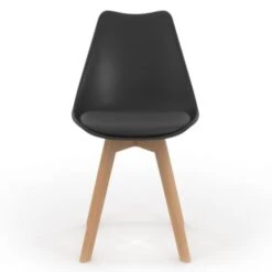 Lot De 6 Chaises Scandinaves SARA Noires Pour Salle à Manger -Homcomes Boutique 18254452 3