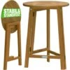 Table Haute Pliable En Bois Massif Naturel 110cm Hauteur Ø 78 Cm Bar Fête Bistrot Jardin évènements Anniversaire 1 Table Haute Pliable En Bois Massif Naturel 110cm Hauteur Ø 78 Cm Bar Fête Bistrot Jardin évènements Anniversaire -Homcomes Boutique 18473119 1