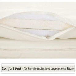 Lot De 4 Coussins Pour Chaise - Galette Dessus De Chaise 41cm - Jardin Maison Bleu -Homcomes Boutique 18476449 3