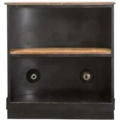 Meuble Bar Bleu Avec Plateau En Bois De Manguier Combi -Homcomes Boutique 18512829 4