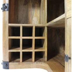 Meuble Bar En Bois De Manguier New-York -Homcomes Boutique 23520713 5