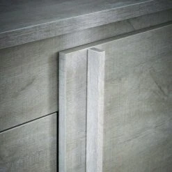 Demeyere Bahut 2 Portes Ouvrantes 3 Tiroirs Comtesse - Gris -Homcomes Boutique 24304017 3