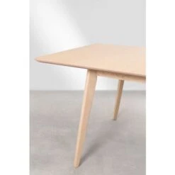 Table De Salle à Manger Rectangulaire Extensible En Bois (180-230X100 Cm) Ebis SKLUM -Homcomes Boutique 24377640 4