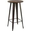 Table De Bar Ronde 2 Personnes En Bois D60 Cm - Chimie -Homcomes Boutique 24448863 1