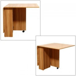 Table De Cuisine Pliable Sur Roulettes -Homcomes Boutique 27295891 4