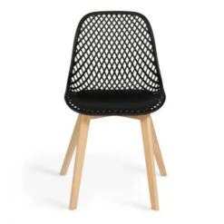 Lot De 4 Chaises MANDY Noires Pour Salle à Manger -Homcomes Boutique 27748436 3