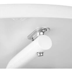 Beautissu Table De Bar Ronde Ø 60 Cm Emma - Table De Bistrot Pour Cuisine Ou Exterieur Jardin Terrasse Balcon - Anthracite - Hauteur 70 Cm - Entretien Facile & Résistant Aux Intempéries Blanc -Homcomes Boutique 28852637 3