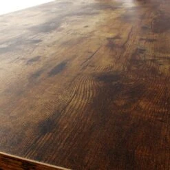 Table Haute De Bar Vintage Contemporain 120x60x90cm 2 Tabourets Cadre En Métal Solide Montage Simple -Homcomes Boutique 29056495 3