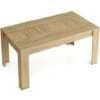 Skraut Home - Table Extensible KAI Jusqu'à 200 Cm - 76 X 140 X 90 Cm - Bois De Chêne -Homcomes Boutique 30896421 1