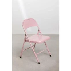 Pack 2 Chaises Pliantes Ukla SKLUM Rose Barbe à Papa -Homcomes Boutique 32127904 4
