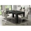 Dmora Table De Salle à Manger Extensible, Console Extensible, Table Moderne Avec Rallonges, 160 / 220x88h80 Cm, Couleur Gris Cendre, Avec Emballage Renforcé -Homcomes Boutique 33602084 1