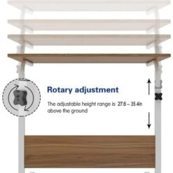Soges Table D'appoint à Roulettes Pour Lit Et Canapé, Réglable En Hauteur Table Roulante De Lit Canapé Pour Ordinateur Avec 4 Roulettes Verrouillables Pour Bureau Chambre 60 40cm, Chêne MN-051-WA 9 Soges Table D'appoint à Roulettes Pour Lit Et Canapé, Réglable En Hauteur Table Roulante De Lit Canapé Pour Ordinateur Avec 4 Roulettes Verrouillables Pour Bureau Chambre 60 40cm, Chêne MN-051-WA -Homcomes Boutique 36861127 3