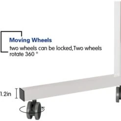 Soges Table D'appoint à Roulettes Pour Lit Et Canapé, Réglable En Hauteur Table Roulante De Lit Canapé Pour Ordinateur Avec 4 Roulettes Verrouillables Pour Bureau Chambre 60 40cm, Chêne MN-051-WA 10 Soges Table D'appoint à Roulettes Pour Lit Et Canapé, Réglable En Hauteur Table Roulante De Lit Canapé Pour Ordinateur Avec 4 Roulettes Verrouillables Pour Bureau Chambre 60 40cm, Chêne MN-051-WA -Homcomes Boutique 36861127 4