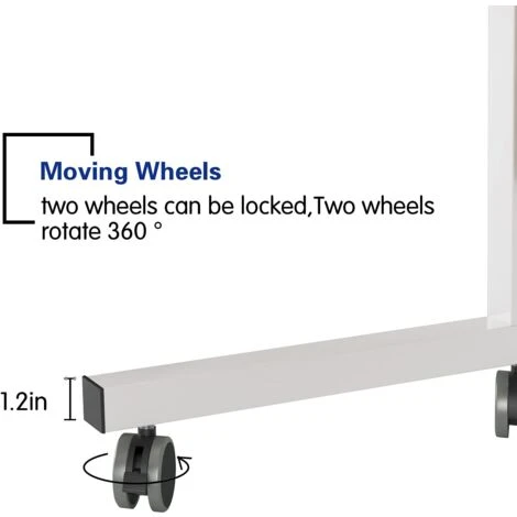 Soges Table D'appoint à Roulettes Pour Lit Et Canapé, Réglable En Hauteur Table Roulante De Lit Canapé Pour Ordinateur Avec 4 Roulettes Verrouillables Pour Bureau Chambre 60 40cm, Chêne MN-051-WA 6 Soges Table D'appoint à Roulettes Pour Lit Et Canapé, Réglable En Hauteur Table Roulante De Lit Canapé Pour Ordinateur Avec 4 Roulettes Verrouillables Pour Bureau Chambre 60 40cm, Chêne MN-051-WA – Image 4
