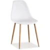 Chaise Scandinave Blanches - Ela - Designetsamaison 2 Chaise Scandinave Blanches - Ela - Designetsamaison -Homcomes Boutique 40990152 1
