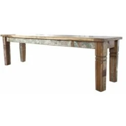 Banc 200x40 Bois De Récupération Laqué Multicolore NATURE OF SPIRIT 37