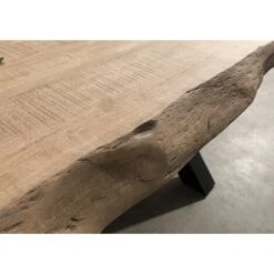 Table à Manger 180x90 En Bois De Manguier Laqué Beige Pieds En X Anthracite Mat FREEFORM 5 11 Table à Manger 180x90 En Bois De Manguier Laqué Beige Pieds En X Anthracite Mat FREEFORM 5 -Homcomes Boutique 43590727 5