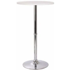 Table Haute De Bar Bistrot Blanc 108cm