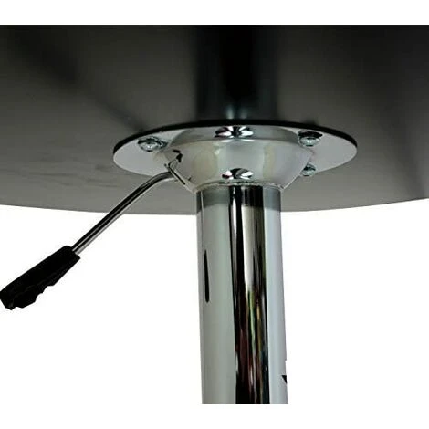 WOLTU 1 X Table De Bar En MDF Avec Pied. Table Ronde. Hauteur Réglable.Noir 5 WOLTU 1 X Table De Bar En MDF Avec Pied. Table Ronde. Hauteur Réglable.Noir – Image 3