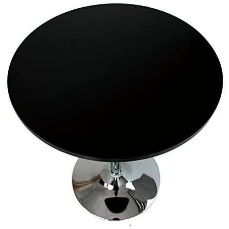 WOLTU 1 X Table De Bar En MDF Avec Pied. Table Ronde. Hauteur Réglable.Noir 6 WOLTU 1 X Table De Bar En MDF Avec Pied. Table Ronde. Hauteur Réglable.Noir – Image 4