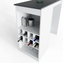 Table De Bar Vicco „Ross“ Blanche/Anthracite Vicco -Homcomes Boutique 52051048 5