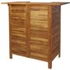 Topdeal Table De Bar 110 X 50 X 105 Cm Bois D'acacia Massif VDFF28228FR -Homcomes Boutique 52102133 1