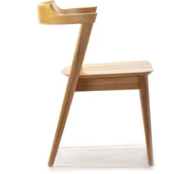 Pack 2 Chaises Venus, Couleur Chêne, Bois Massif, 58 Cm X 57,5 Cm X 76 Cm -Homcomes Boutique 52533253 3