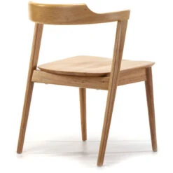 Pack 2 Chaises Venus, Couleur Chêne, Bois Massif, 58 Cm X 57,5 Cm X 76 Cm -Homcomes Boutique 52533253 4