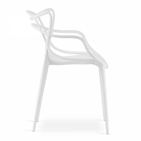 KATOI - Lot De 4 Chaises En PP Style Moderne - 82.5x55x54 Cm - Chaise De Salle à Manger 5 KATOI - Lot De 4 Chaises En PP Style Moderne - 82.5x55x54 Cm - Chaise De Salle à Manger – Image 3