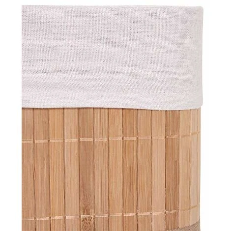 Nova Conteneur De Boîte De Rangement En Bambou Avec Cadre Intérieur Métallique Couleur : Naturel 7 Nova Conteneur De Boîte De Rangement En Bambou Avec Cadre Intérieur Métallique Couleur : Naturel – Image 5