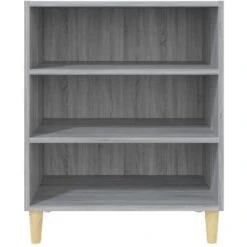 Buffet Sonoma Gris 57x35x70 Cm Aggloméré VidaXL -Homcomes Boutique 54451405 4