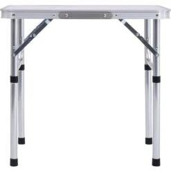 Nova Table Pliante à Partir De Camping En Aluminium 60x45cm Différentes Couleurs Table Pliable De Camping Blanc Aluminium 60x45 Cm Couleur : Argent -Homcomes Boutique 57225691 3