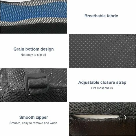 2 Pièces Coussins D'accoudoir Pour Chaise De Bureau Et De Jeu - Coussin Avec Gel Refroidissant - Mousse à Mémoire De Forme - Pour Soulager Les Coudes 5 2 Pièces Coussins D'accoudoir Pour Chaise De Bureau Et De Jeu - Coussin Avec Gel Refroidissant - Mousse à Mémoire De Forme - Pour Soulager Les Coudes – Image 3