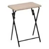 Table D'appoint Effet Bois - L 48 Cm X P 38 Cm X H 63 Cm - Gris - Livraison Gratuite -Homcomes Boutique 6450951 1