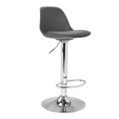 Lot De 2 Tabourets De Bar KARL Design Gris 10 Lot De 2 Tabourets De Bar KARL Design Gris -Homcomes Boutique 6462566 4
